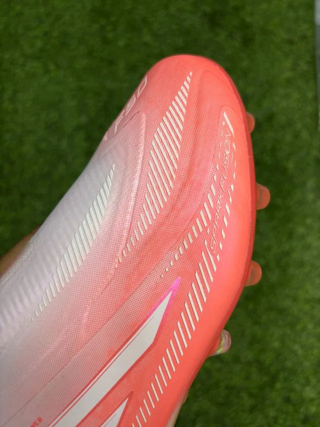 F50 Elite Hyperfast White Orange FG Without Lace