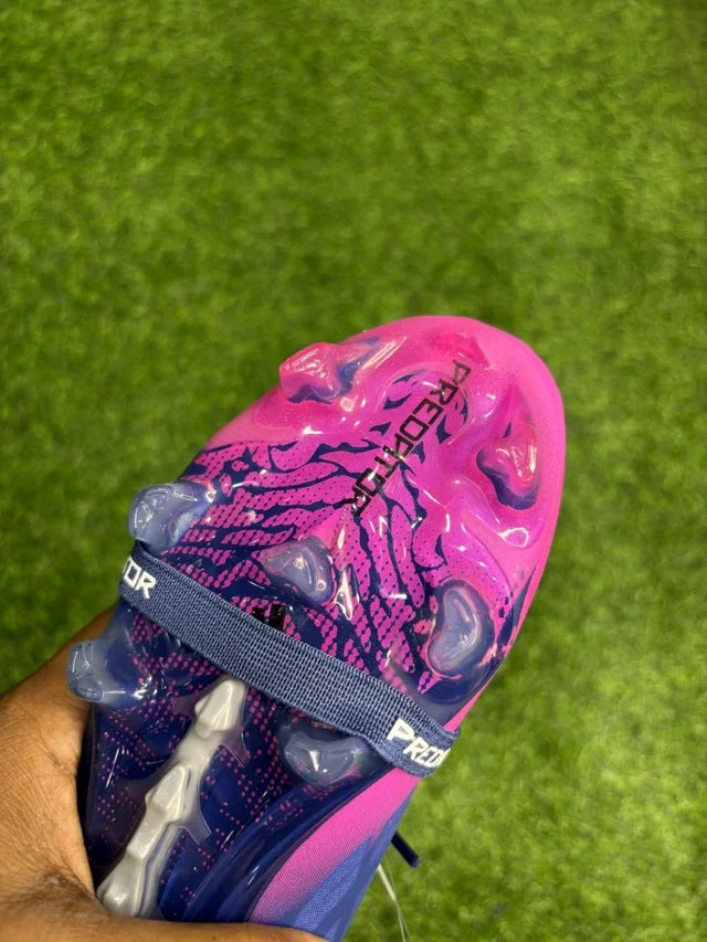 Predator Foldover Elite Next-gen Blue Pink FG With Lace