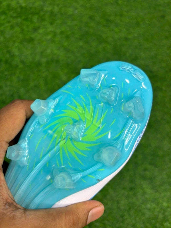 F50 Elite White Blue Colour FG Without Lace