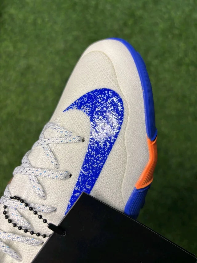 Mercurial Vapor 16 White Blue Low-top Turf/AG With Lace