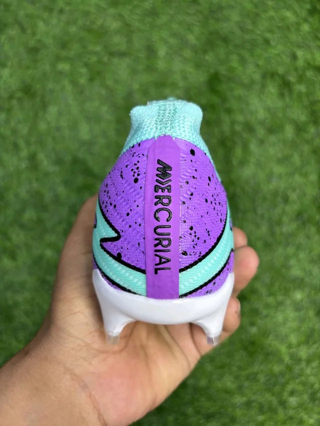 Mercurial Superfly 9 Elite Sky-blue Low-top FG With Lace
