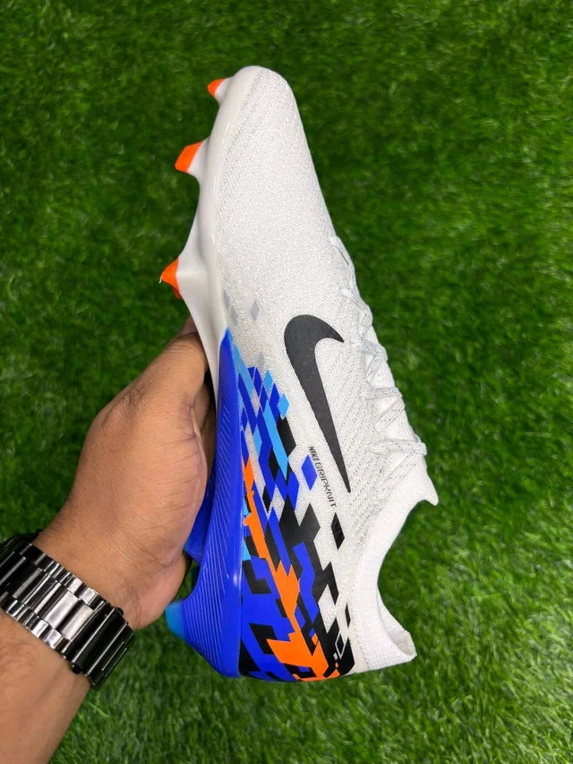 Mercurial Vapor 16 Elite White Blue With Lace FG
