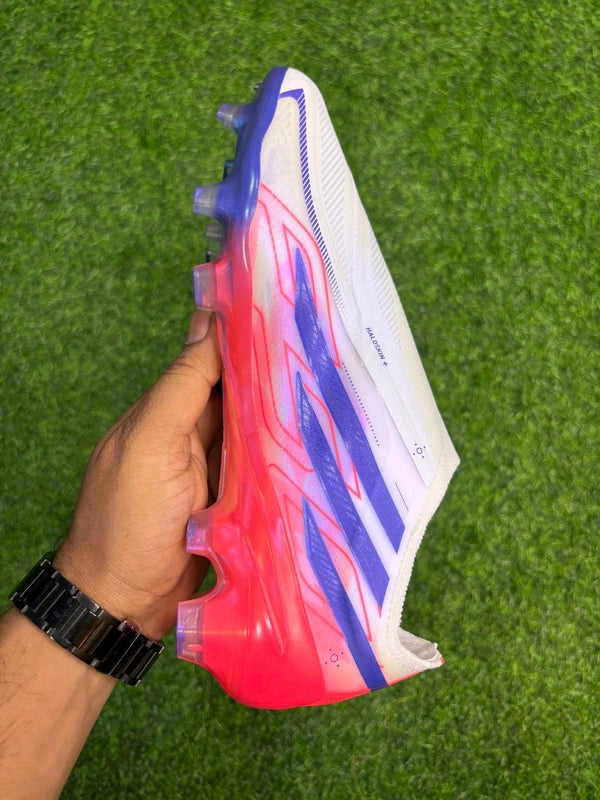 F50 Hyperfast Elite White Orange FG Without Lace