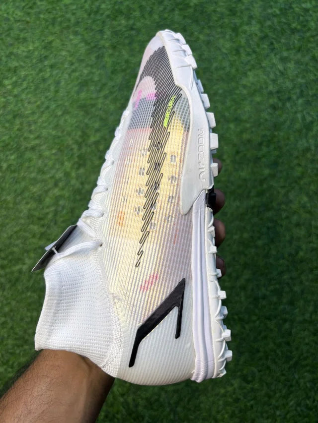 Mercurial Vapor 14 Rose Pink High-top Turf/AG With Lace