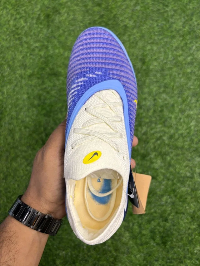 Phantom 6 Luna III Elite White And Blue Low-top FG With Lace