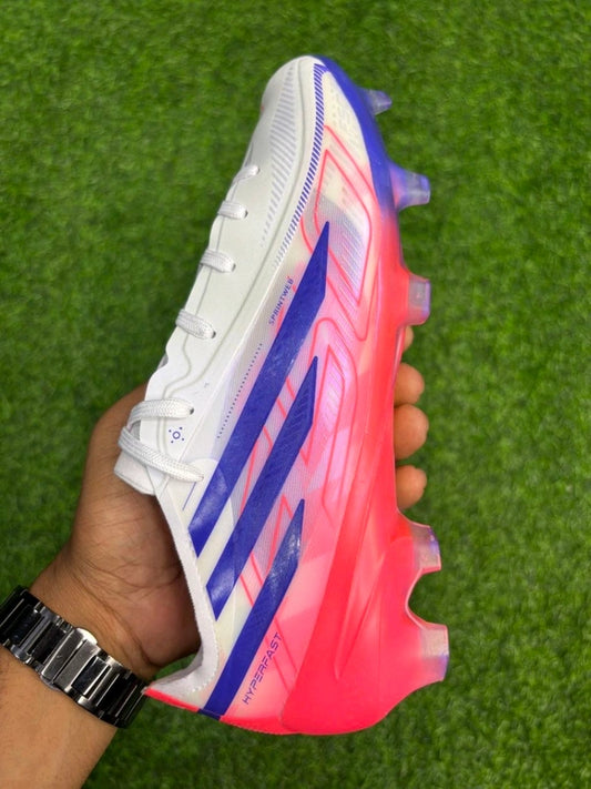 F50 Hyperfast Elite White Pink FG With Lace