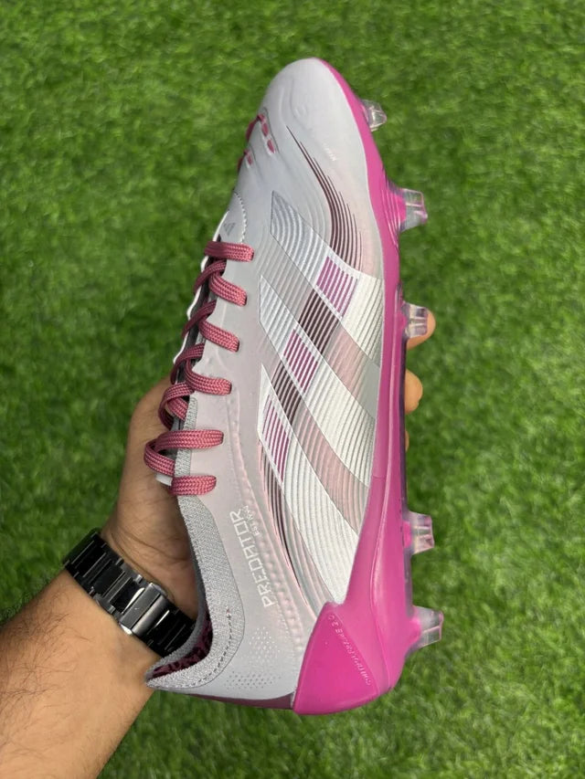 Predator Elite Grey Colour FG Low-top With Lace(Jude Bellingham)