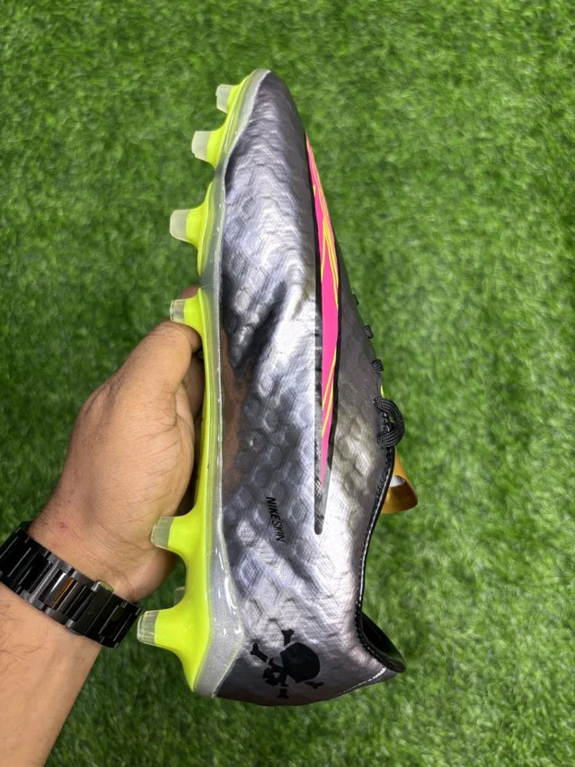 Hypervenom Phantom 3 Grey Colour Low-top FG With Lace