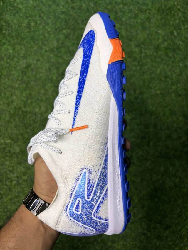Mercurial Vapor 16 White Blue Low-top Turf/AG With Lace