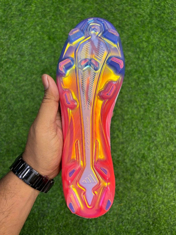 F50 Hyperfast Elite White Orange FG Without Lace