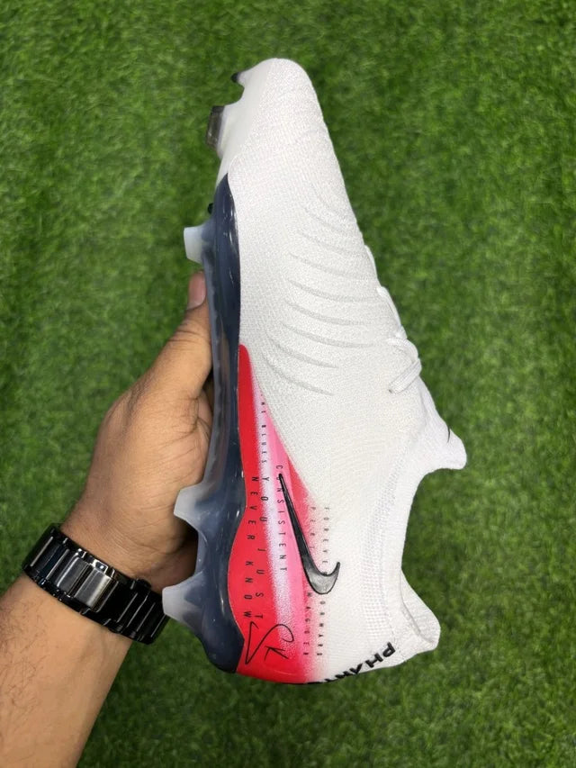 Phantom GX2 Elite White Red Colour Low-top Colour FG With Lace