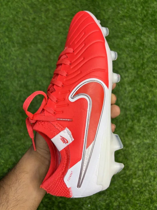 Tiempo Legend 10 Elite Red Colour FG With Lace