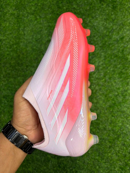 F50 Elite Hyperfast White Orange FG Without Lace