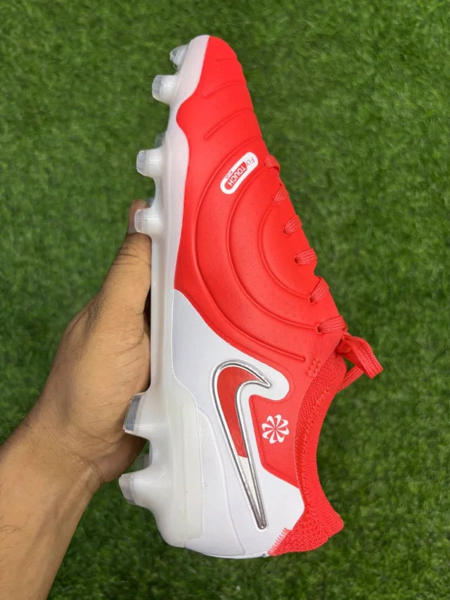 Tiempo Legend 10 Elite Red Colour FG With Lace