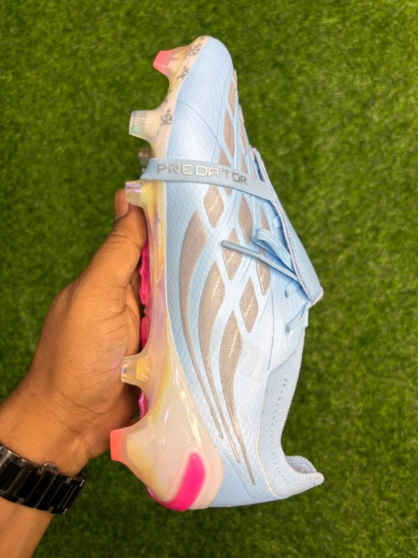 Predator Foldover Elite Sky-blue Next-gen FG With Lace