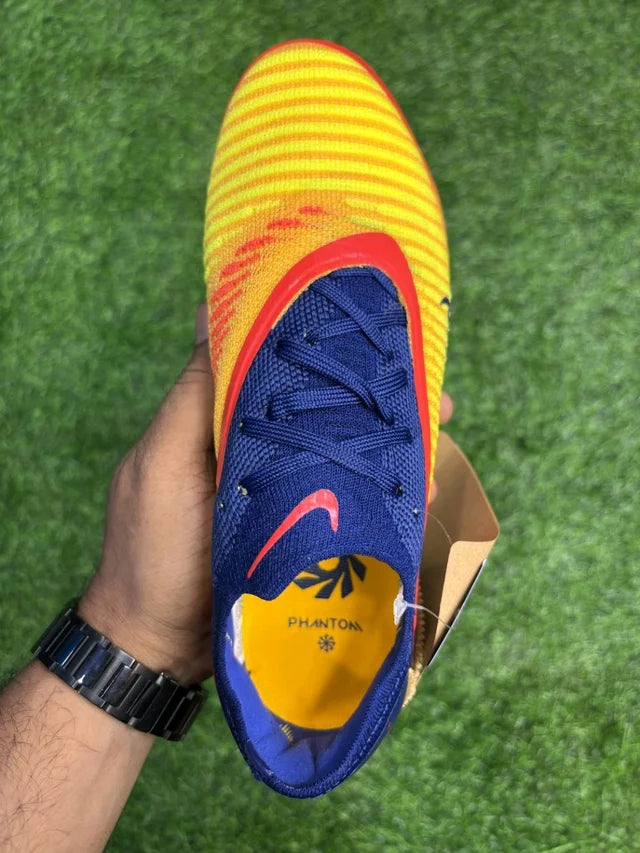 Phantom 6 Luna III Elite Yellow Blue Low-top FG With Lace