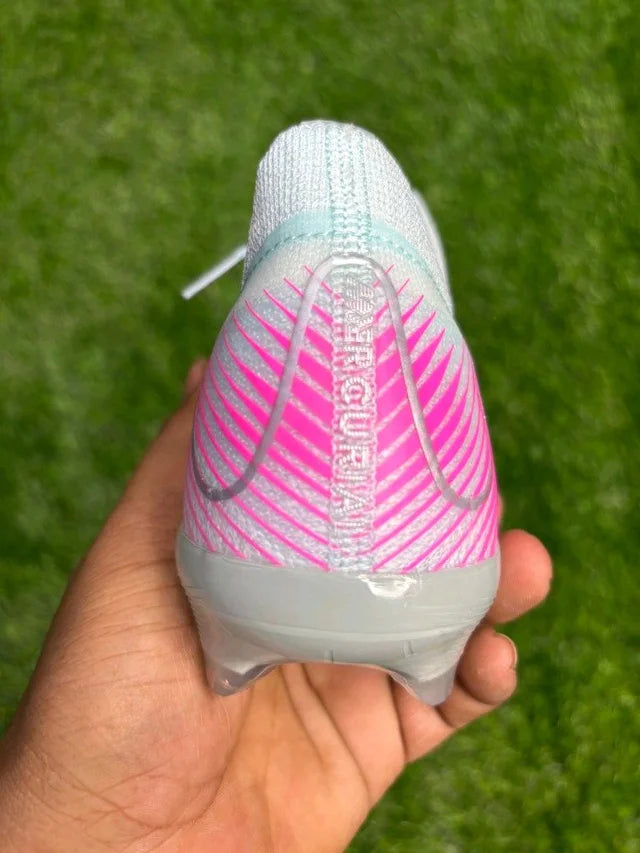 Mercurial Vapor 16 Light Blue And Pink Low-top FG With Lace