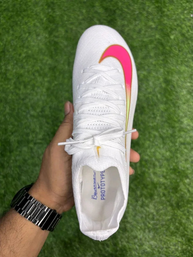 Mercurial Vapor 16 Elite White Pink Low-top With Lace FG