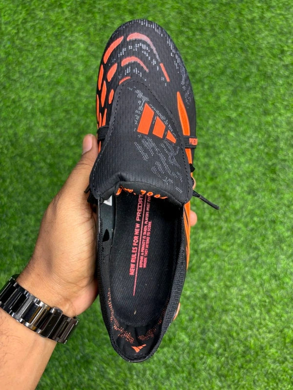 Predator Foldover Elite Black Orange Next-gen FG