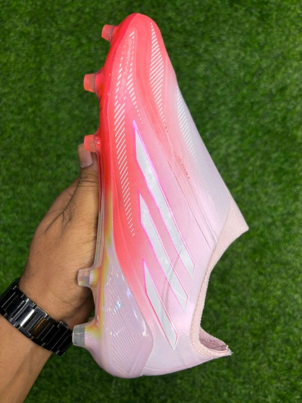 F50 Elite Hyperfast White Orange FG Without Lace
