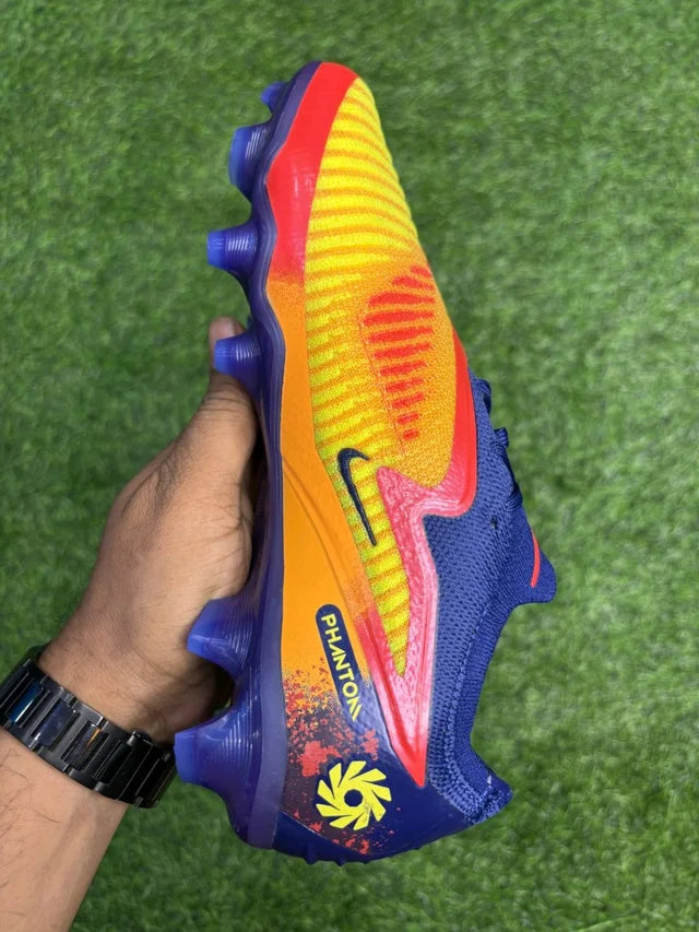 Phantom 6 Luna III Elite Yellow Blue Low-top FG With Lace