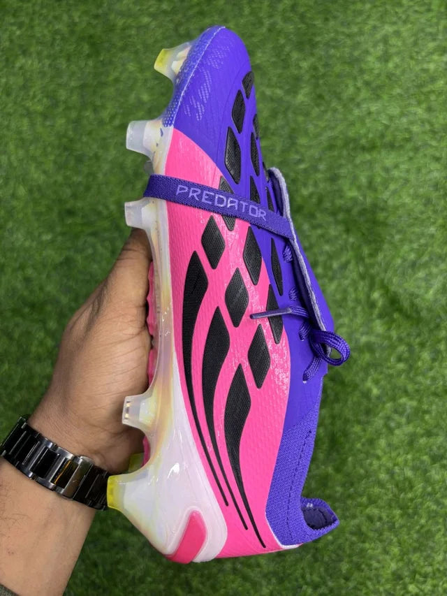 Predator Elite Foldover Next Gen Purple Colour FG With Lace