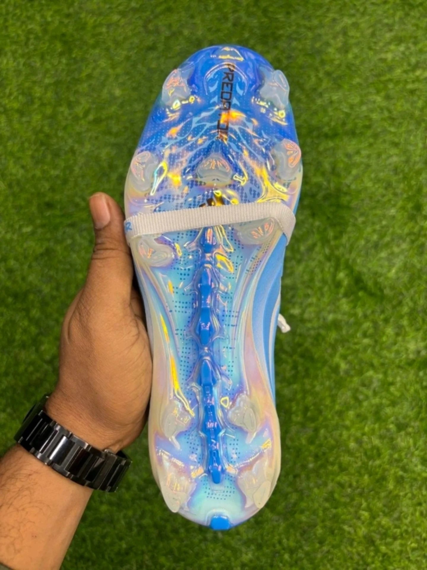 Predator Black And Blue Colour Foldover With Less