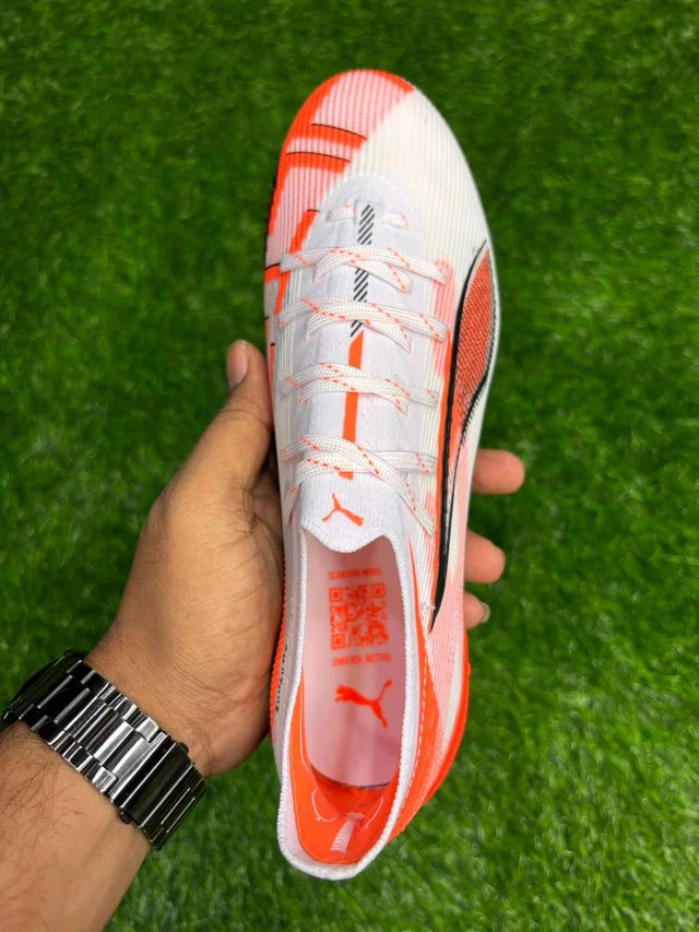 Ultra Ultimate White And Orange FG With Lace