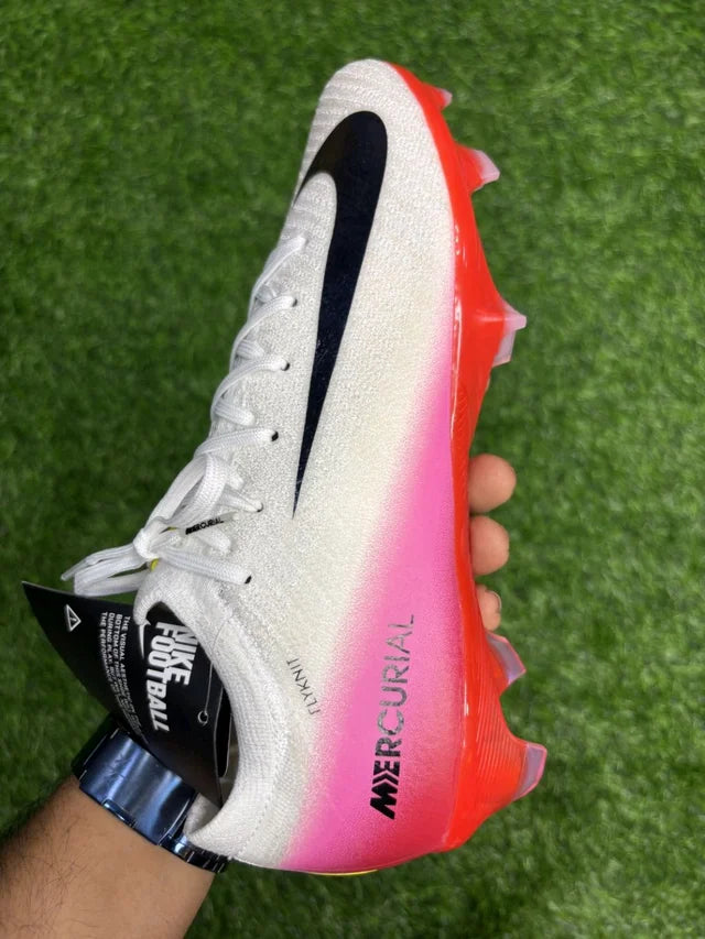 Mercurial Vapor 16 White Red Low-top With Lace FG