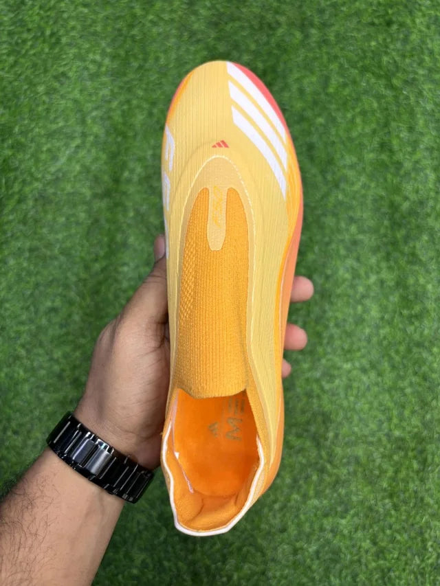 F50 Elite Messi Edition Orange Colour FG Without Lace