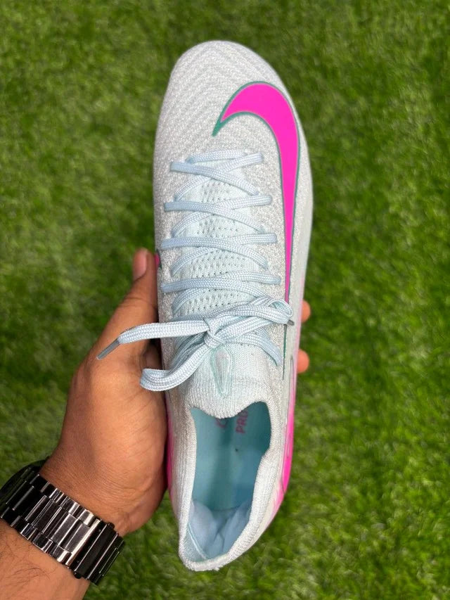 Mercurial Vapor 16 Light Blue And Pink Low-top FG With Lace