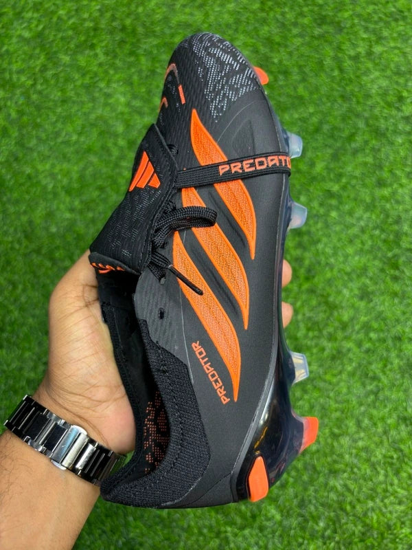 Predator Foldover Elite Black Orange Next-gen FG