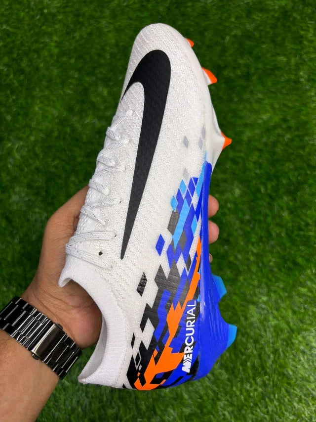 Mercurial Vapor 16 Elite White Blue With Lace FG