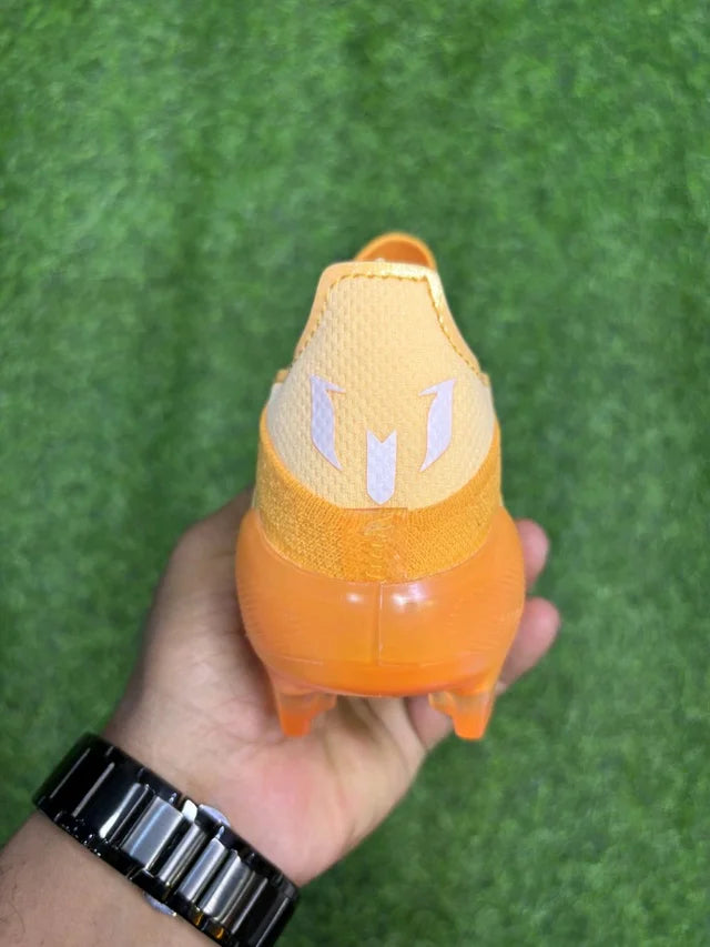 F50 Elite Messi Edition Orange Colour FG Without Lace
