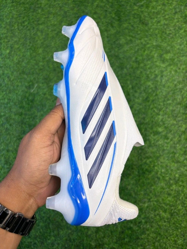 Copa Pure 3 Elite White Blue FG low-top Without Lace