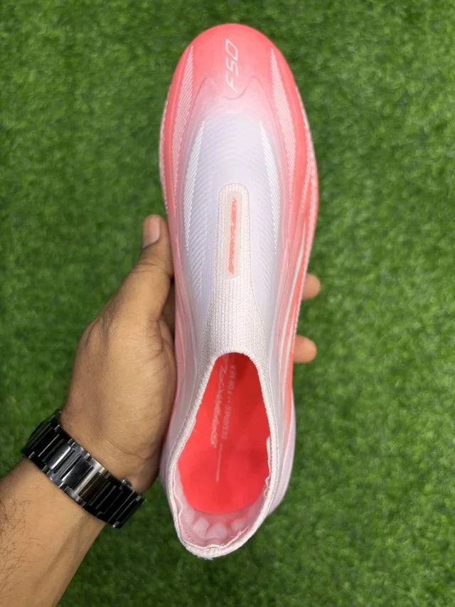 F50 Elite Hyperfast White Orange FG Without Lace