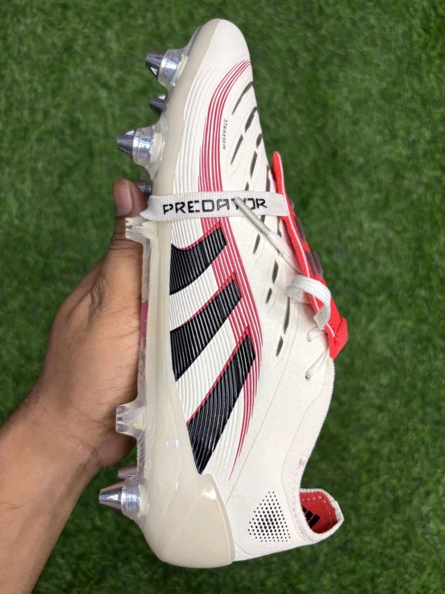 Predator Foldover Elite Cream Colour SG With Lace(Metal Changer)