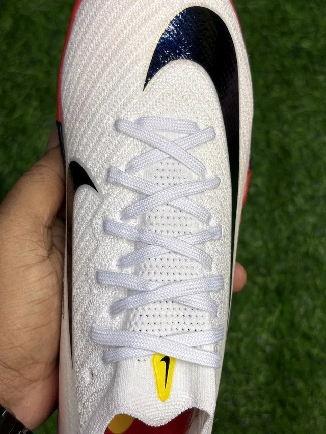 Mercurial Vapor 16 White Red Low-top AG/Turf With Lace