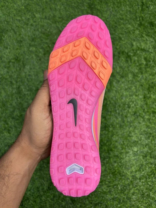 Mercurial Vapor 16 White Pink Mix AG/Turf With Lace