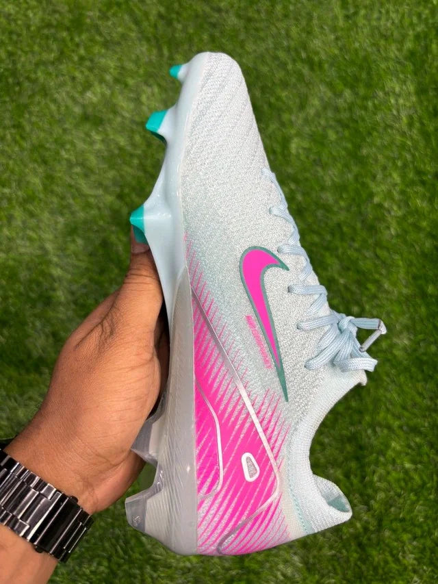 Mercurial Vapor 16 Light Blue And Pink Low-top FG With Lace