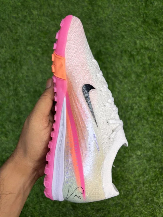 Mercurial Vapor 16 White Pink Mix AG/Turf With Lace