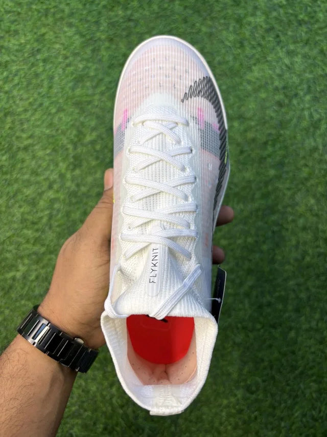 Mercurial Vapor 14 Rose Pink High-top Turf/AG With Lace