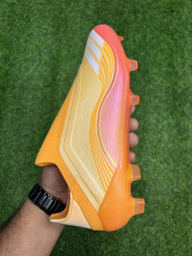 F50 Elite Messi Edition Orange Colour FG Without Lace