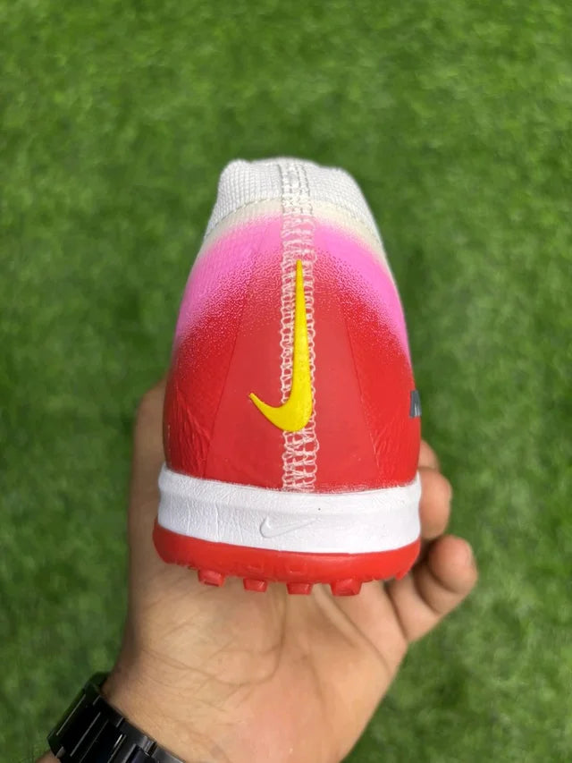 Mercurial Vapor 16 White Red Low-top AG/Turf With Lace