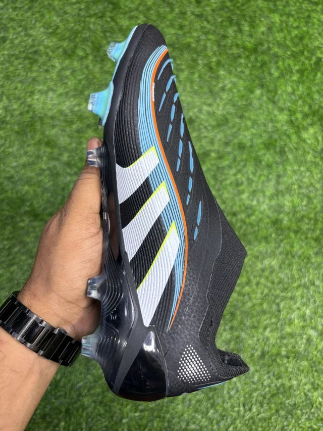 Predator Elite Black And Mix Colour Low-top FG without Lace