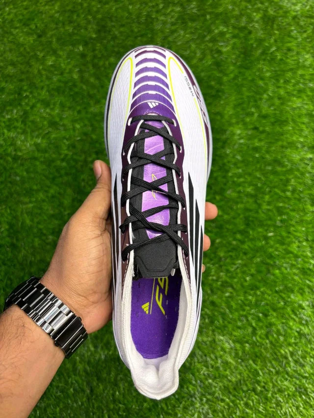 F50 Messi Edition White Astro/Turf Boot With Lace