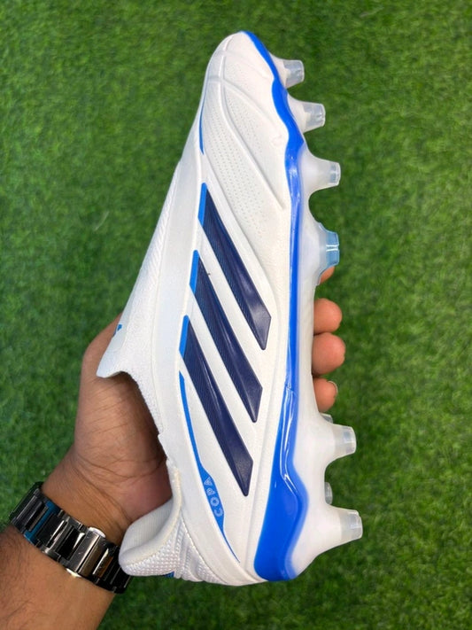 Copa Pure 3 Elite White Blue FG low-top Without Lace