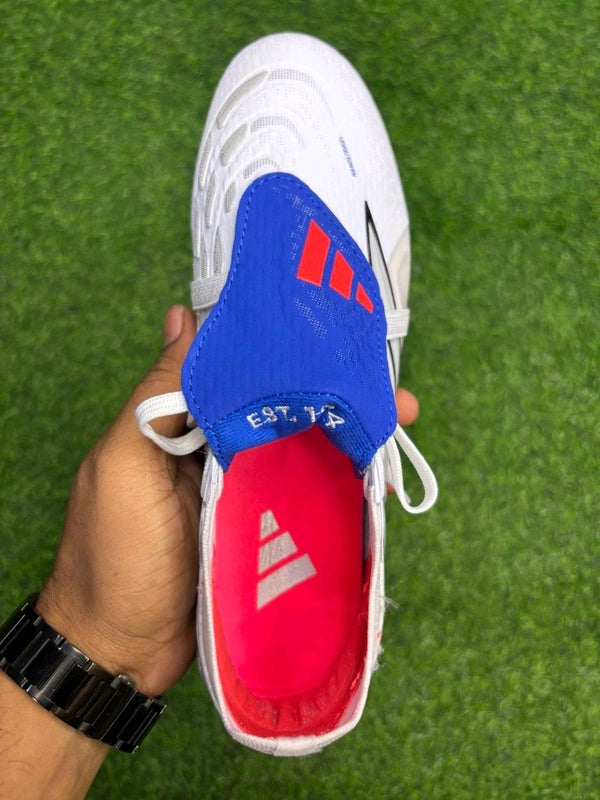 Predator Foldover Elite Next-gen White Blue FG Jude Bellingham Edition