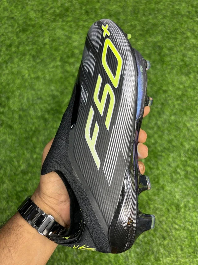 F50 Plus Black Colour Low-top FG Without Lace