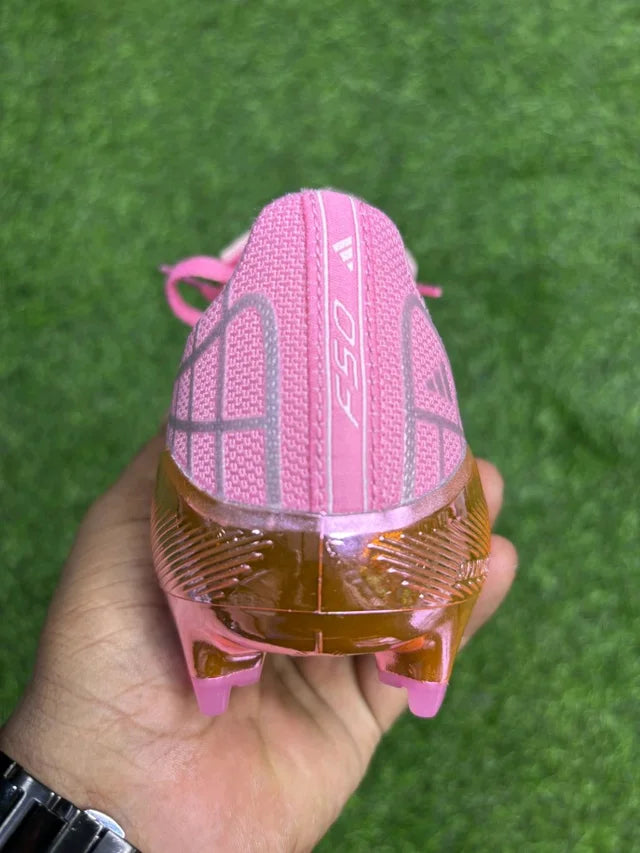 F50 Spider Elite Pink Colour Low-top FG With Lace